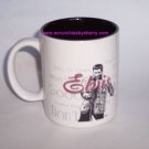 Elvis Presley Coffee Mug Song Titles Ceramic Rock Roll Music