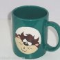 Taz Tazmanian Devil Green Coffee Mug Cup Warner Bros Studio Store Retired 1997