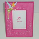Disney Store Tinker Bell Photo Frame Picture Hot Pink Glitter Stars Girls Room Disney Store Tinker Bell Photo Frame Picture Hot Pink Glitter Stars Girls Room