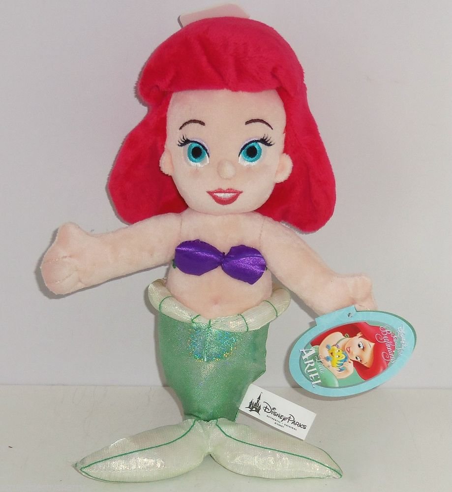 Disney Parks Princess Little Ariel Plush Doll Toy Fairy Tales New