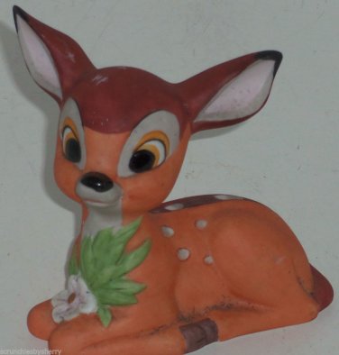 Disney  Bambi Figurine Ceramic Deer Theme Parks