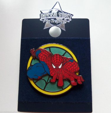 Disney Universal Studios Spiderman Trading Pin Theme Parks New Carded