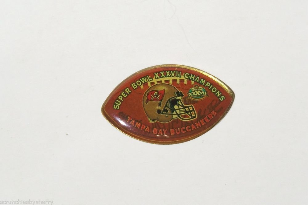 Tampa Bay Buccaneers Super Bowl Lapel Hat Pin Nfl Football Vintage New
