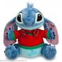 Disney Store Stitch Christmas Plush Toy Green Plaid Shirt 2013
