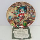 Disney Mickey Mouse Collector Plate  Holiday Magic Naughty Nice Bradford Retired