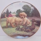 Dogs Ducks Farmyard Collector Plate Follow the Leader Hamilton Animals Retired Dogs Ducks Farmyard Collector Plate Follow the Leader Hamilton Animals Retired