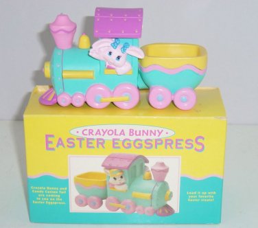 Crayola Bunny Eggspress Hallmark Easter Train 1993 Vintage Retired Colorful