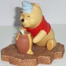 Disney Winnie Pooh Figurine Hip hip Poohray for Birthdays Hat Candle Hunny Pot