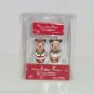 Disney Parks Mickey & Minnie Mouse Santa Jingle Bell Ornament Christmas Holiday