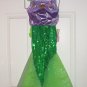 Disney Ariel Mermaid Costume Princess Fancy Theme Park Size XS 4-5 New