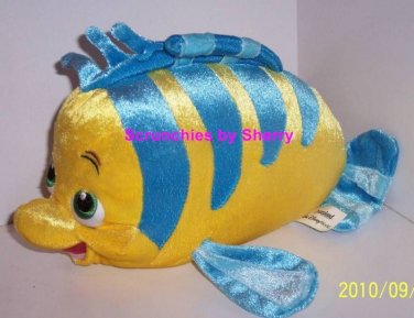 Disney Flounder Plush Ariel Little Mermaid Theme Paks Stuffed Animal Fish
