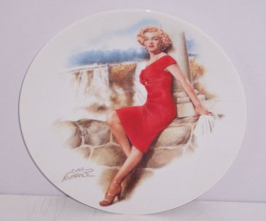 Marilyn Monroe Collector Plate Niagara Delphi Famous Movie Star Roles Retired