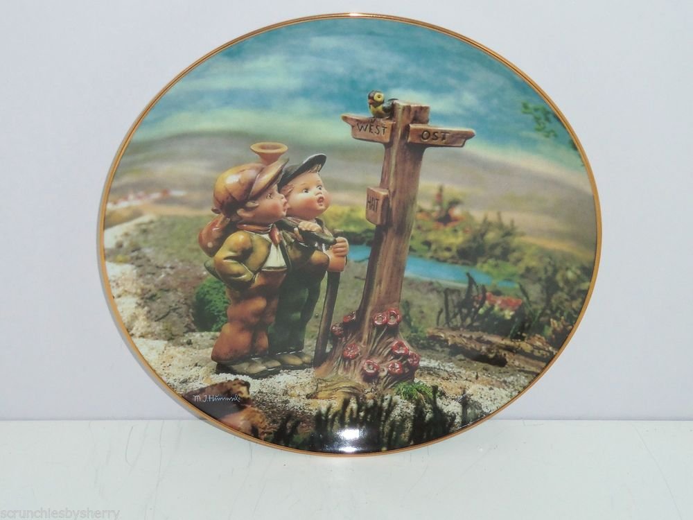 Hummel Collector Plate March A Windy Crossroad Calendar Collection M I