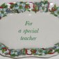 Spode Trinket Tray Special Teacher Dish Plate Porcelain Holiday Gift
