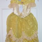 Disney Belle Dress Costume Princess Fancy Theme Park Size XS 4-5 New Disney Belle Dress Costume Princess Fancy Theme Park Size XS 4-5 New