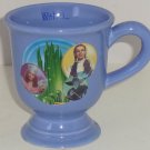 Wizard Oz Coffee Mug Dorothy Tinman Footed Cup Blue Turner Entainment Vintage