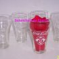 Coke Coca Cola Drinking Drink Glasses 75th Anniversary Floirda 1977 Vintage Lot of 5