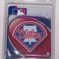 Philadelphia Phillies Coasters Baseball 4-Pack Glass Can Bottle MLB