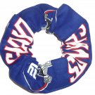 New York Giants Fabric Hair Scrunchie NFL