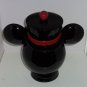 Disney Mickey Mouse Cookie Jar Pie Eyed Top Hat Bow Tie Enesco Rare New