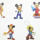 Disney Store Mickey Mouse Club Ornament 5 Set Gift Boxed New Disney Store Mickey Mouse Club Ornament 5 Set Gift Boxed New