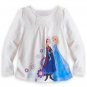 Disney Store Frozen Anna Elsa PJ's Princess Long Sleeve 2 Piece Pajamas Size 5/6