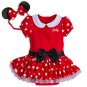 Disney Store Minnie Mouse Baby Bodysuit Costume Dress 3-6 Months