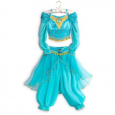Disney Store Jasmine Costume Fancy Halloween 2016 Size 3