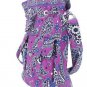 Vera Bradley Quick Draw Boysenberry Cross Body Purse Purple Blue White Bag