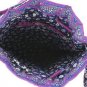 Vera Bradley Quick Draw Boysenberry Cross Body Purse Purple Blue White Bag