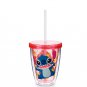 Disney Store Stitch Acrylic Tumbler Color Change Straw New 2017