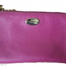 Coach Pebbled Leather Quinn Crossbody Shoulder Bag Chain Strap Cranberry F52709