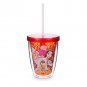 Disney Store Belle Acrylic Tumbler Color Change Straw New 2017