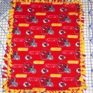 Kansas City Chiefs Red Fleece Baby Pet Dog Blanket