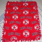 Boston Red Sox Red Tied Fleece Baby Pet Dog Blanket MLB