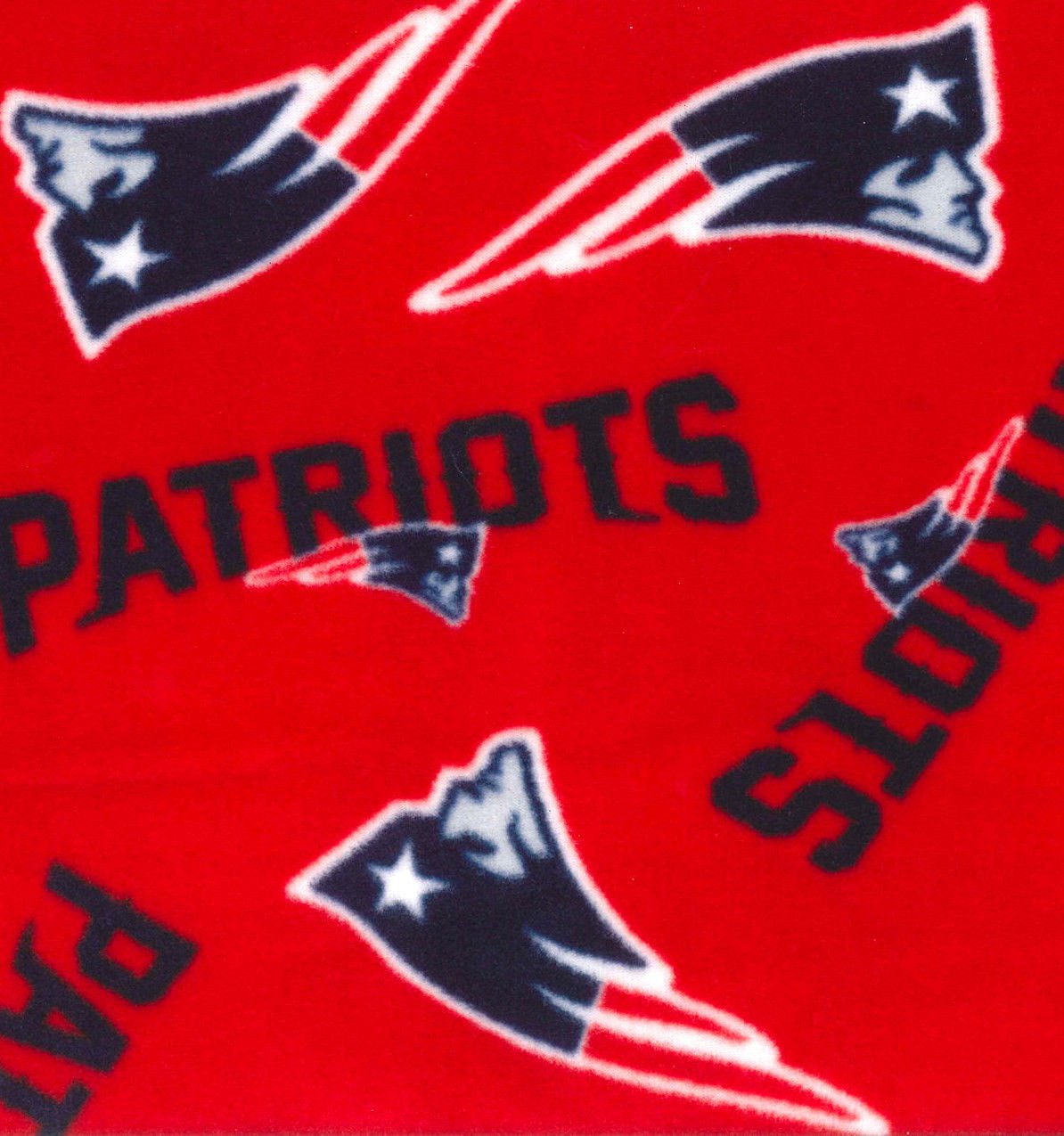 New England Patriots Red Fleece Fleece Baby Pet Dog Blanket