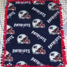 New England Patriots Blue Fleece Fleece Baby Pet Dog Blanket