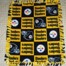 Pittsburgh Steelers Patchwork  Fleece Baby Pet Dog Blanket