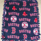 Boston Red Sox Navy Tied Fleece Baby Pet Dog Blanket MLB