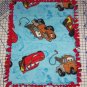 Disney Fleece Baby Blanket  Cars Blue Pet Lap 30" x 24"  New