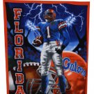 NCAA College Fleece Throw Blanket Hand Tied 48" x 60" Florida Gators NCAA College Fleece Throw Blanket Hand Tied 48" x 60" Florida Gators