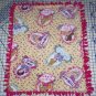 Disney Princess Rapunzel Snow White Cinderella Blanket Yellow Hand Tied Fleece Baby Pet Lap Princess