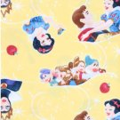 Disney Snow White and the Seven Dwarfs Yellow Blanket  Hand Tied Fleece Baby Pet Lap