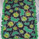Teenage Ninja Turtles Fleece Baby Blanket Pet Lap Hand Tied 30" x 24" New