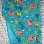 Spongebob And Patrick Fleece Baby Blanket Pet Lap Hand Tied 30" x 24" New