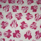Disney Minnie Mouse White Blanket Hand Tied Fleece Baby Pet Lap
