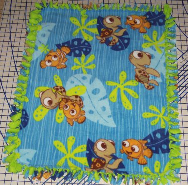 Disney Finding Nemo Fleece Baby Blanket Pet Lap 24" x 30"