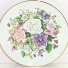 Majesty Rose Flowers Collector Plate The Franklin Mint Beauty Acsending