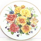 Majesty Rose Flowers Collector Plate The Franklin Mint Radiant Sunrise
