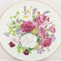 Majesty Rose Flowers Collector Plate The Franklin Mint Regal Heritage